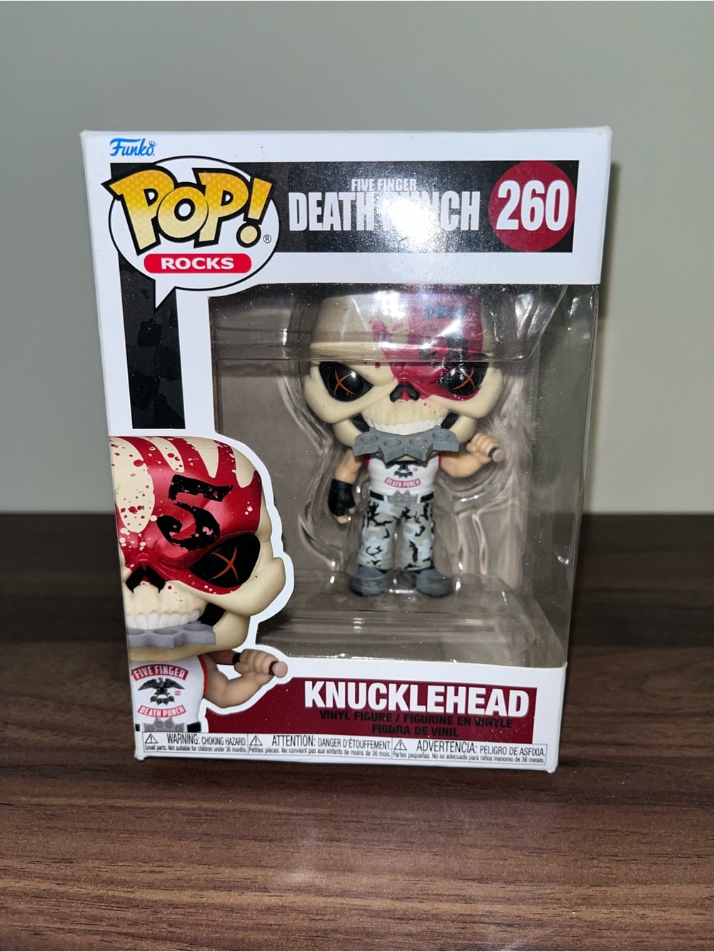 Funko POP! Rocks Knucklehead Vinyl Figure - Red, White, Black, Gray